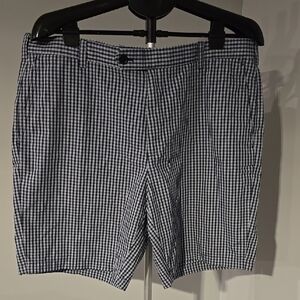 Brooks Brothers Bermuda Shorts navy gingham size W38 (38-inch waist)